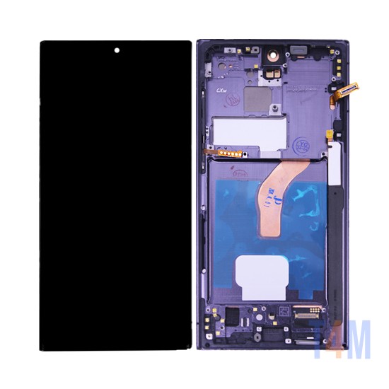 Touch+Display+Frame Samsung Galaxy S22 Ultra/S908 Black